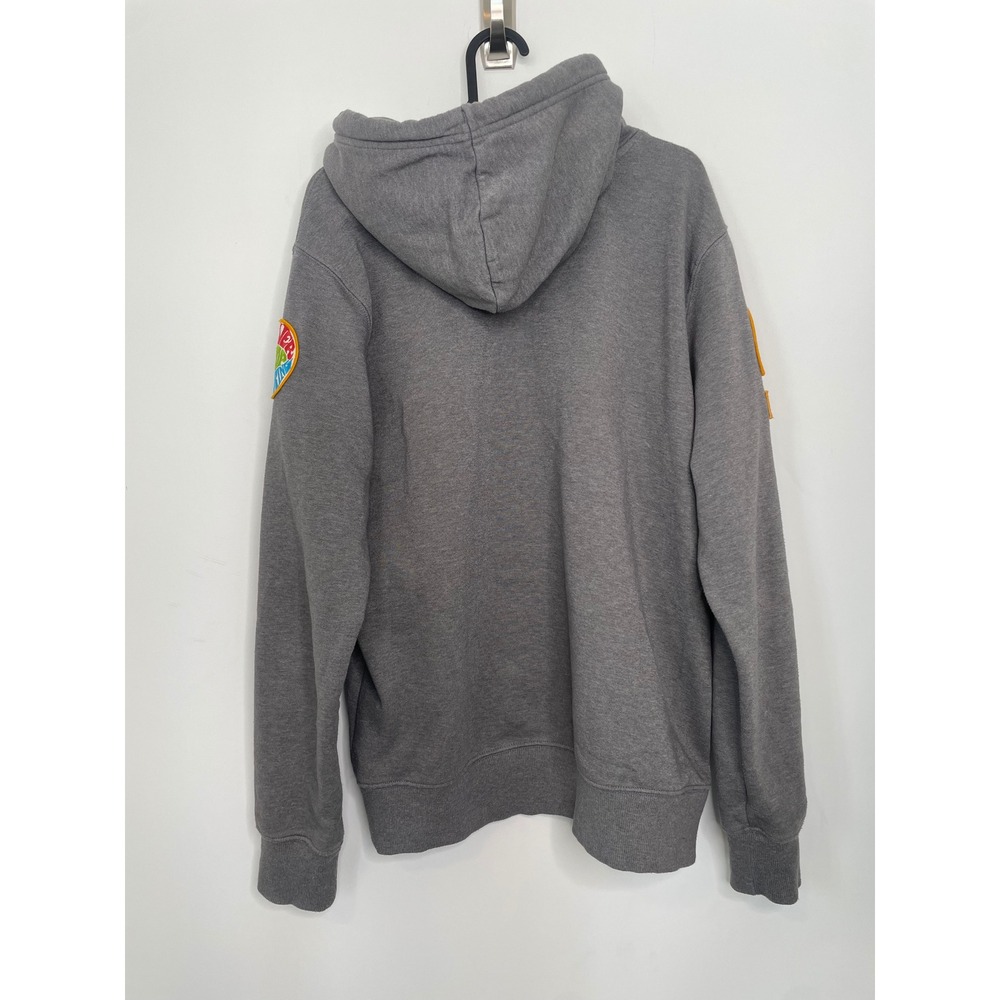 The North Face Hoodie California Patch Grey Medium - Picture 2 of 8